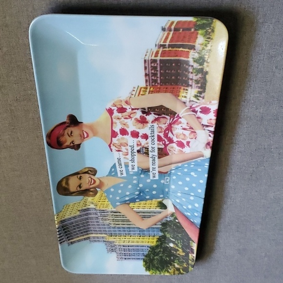 Funny serving Tray Retro Anne‎ Taintor humorous Retro look hostess tray … - Picture 3 of 9
